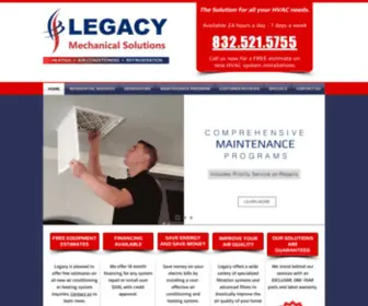 Legacymechanicals.com(Legacy Mechanical Solutions) Screenshot