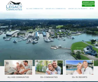 Legacymhc.com(Legacy Communities) Screenshot