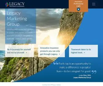 Legacynet.com(Legacy Marketing Group) Screenshot