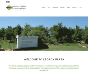 Legacyplaza.org(Cultural & Educational Center in Historic Goldthwaite) Screenshot