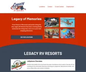 Legacyrvresorts.com(Maintenance) Screenshot