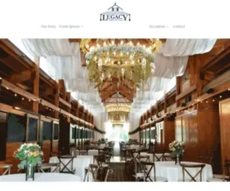 Legacystablesandevents.com(Elegant Event & Wedding Venue) Screenshot