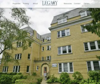 Legacystatecollege.com(Legacy Realty and Property Management) Screenshot