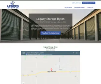 Legacystoragebyron.com(Legacy Storage Byron) Screenshot