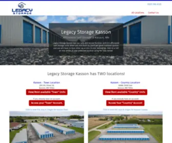 Legacystoragekasson.com(Legacy Storage Kasson) Screenshot