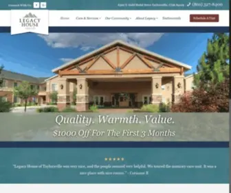 Legacytaylorsville.com(Premier Senior Living in Taylorsville) Screenshot