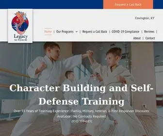 Legacytkdkentucky.com(Legacy TaeKwonDo of Northern Kentucky Self) Screenshot