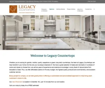 Legacytops.com(Legacy Countertops) Screenshot