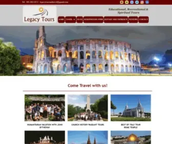 Legacytoursandtravel.com(Legacy Tours and Travel) Screenshot