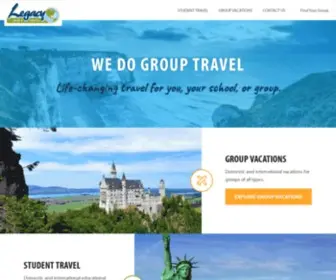 Legacytourtravel.com(Group Travel for Education and Leisure) Screenshot