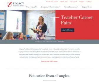Legacytraditional.org(Legacy Traditional Schools) Screenshot