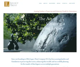 Legacytrust.com(Legacy Trust) Screenshot