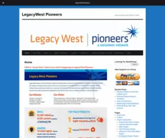 Legacywestpioneers.org(Legacy West Pioneers) Screenshot