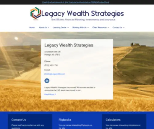 Legacyws.com(Legacy Wealth Strategies) Screenshot
