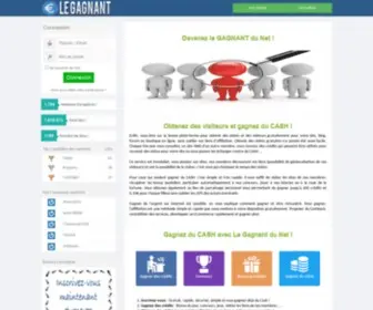 Legagnant.com(Le Gagnant du Net) Screenshot