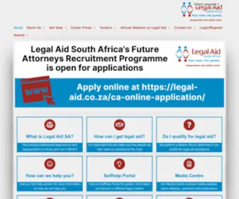 Legal-Aid.co.za(Legal Aid South Africa) Screenshot