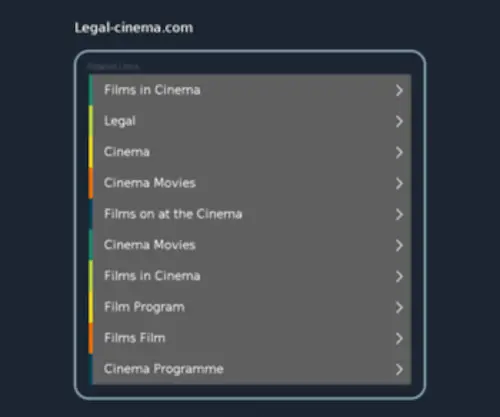 Legal-Cinema.com(Legal Cinema) Screenshot