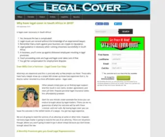 Legal-Cover.co.za(Legal cover in South Africa) Screenshot