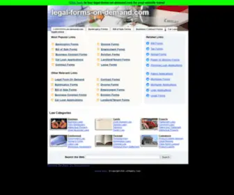 Legal-Forms-ON-Demand.com(Legal Forms ON Demand) Screenshot