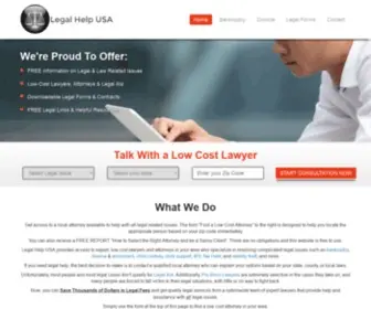 Legal-Help-USA.org(Bankruptcy Lawyers) Screenshot
