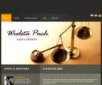 Legal-Lublin.pl(Kancelaria Radcy Prawnego Wioleta Puch) Screenshot