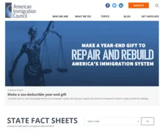 Legalactioncenter.org(American Immigration Council) Screenshot