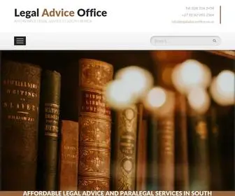 Legaladviceoffice.co.za(The best legal advice office in South Africa) Screenshot