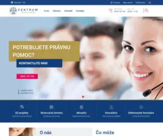 Legalaid.sk(Centrum právnej pomoci) Screenshot