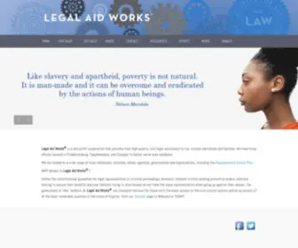 Legalaidworks.org(Legal Aid Works) Screenshot