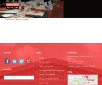 Legalandlit.ca(The Student Council at Osgoode Hall Law School) Screenshot