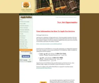 Legalassist.org(Legal Services of North Dakota) Screenshot