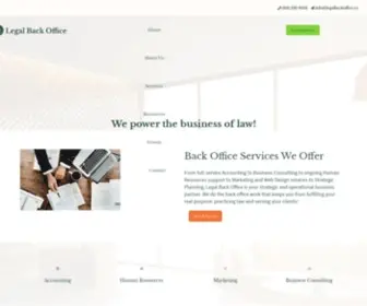 Legalbackoffice.co(Law Firm Business and Growth Services) Screenshot