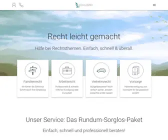 Legalbird.de(Recht leicht gemacht) Screenshot