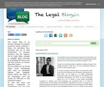 Legalblog.in(Legalblog) Screenshot
