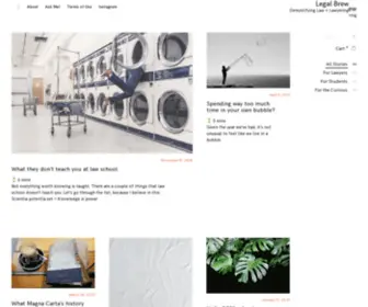 Legalbrew.com.au(Demystifying Law) Screenshot