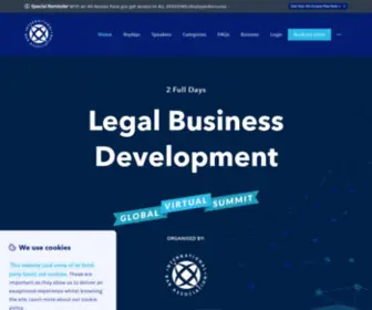 Legalbusinessdevelopment.online(Legal Business Development Global Virtual Summit by IBA) Screenshot