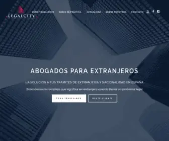 Legalcity.es(Abogados para extranjeros) Screenshot