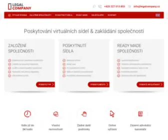 Legalcompany.cz(LEGALCOMPANY s.r.o) Screenshot