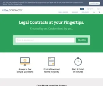 Legalcontracts.co.uk(Legal Forms from) Screenshot