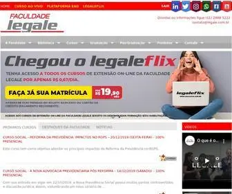 Legale.com.br(Legale Educacional) Screenshot