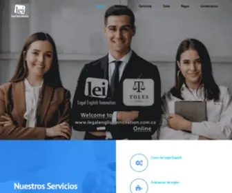 Legalenglishinnovation.com.co(Start Now) Screenshot