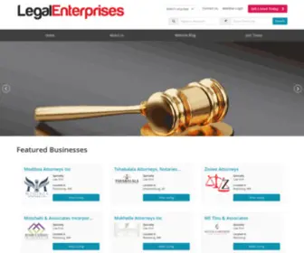 Legalenterprises.africa(Legal Enterprises Directory) Screenshot