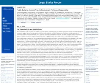 Legalethicsforum.com(Legal Ethics Forum) Screenshot