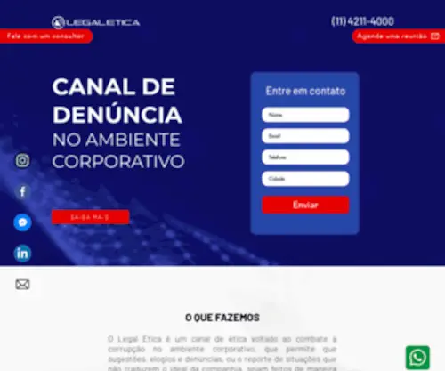 Legaletica.com.br(Início) Screenshot