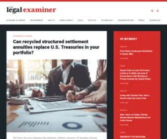 Legalexaminer.com(Legal News from The Legal Examiner) Screenshot