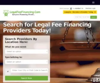 Legalfeefinancing.org(Lawyer Locator) Screenshot