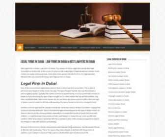 Legalfirmsdubai.ae(Legal Firms in Dubai) Screenshot