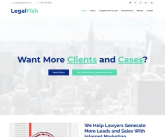 Legalfish.com(Lawyers, Attorneys, Legal Information) Screenshot