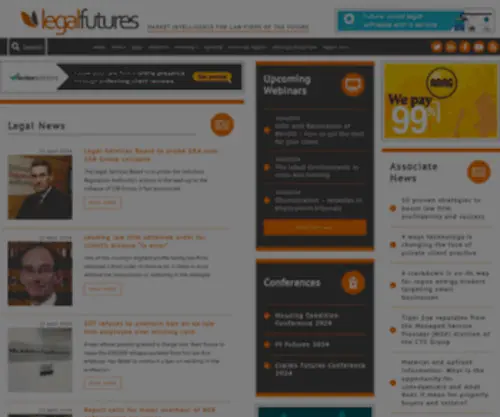 Legalfutures.co.uk(Legal Futures) Screenshot