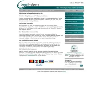 Legalhelpers.co.uk(Legalhelpers Limited) Screenshot